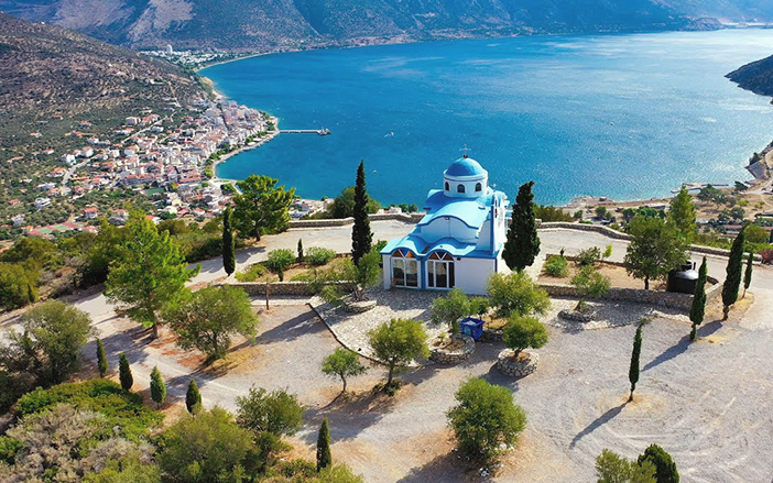 Panoramic view of Antikyra