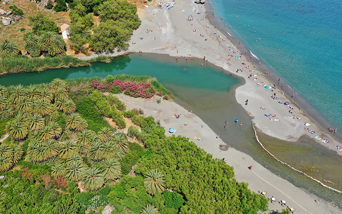 Preveli Beach and Palm Forest