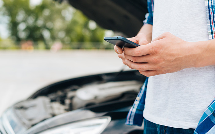 Τράβηξε φωτογραφίες από το σημείο