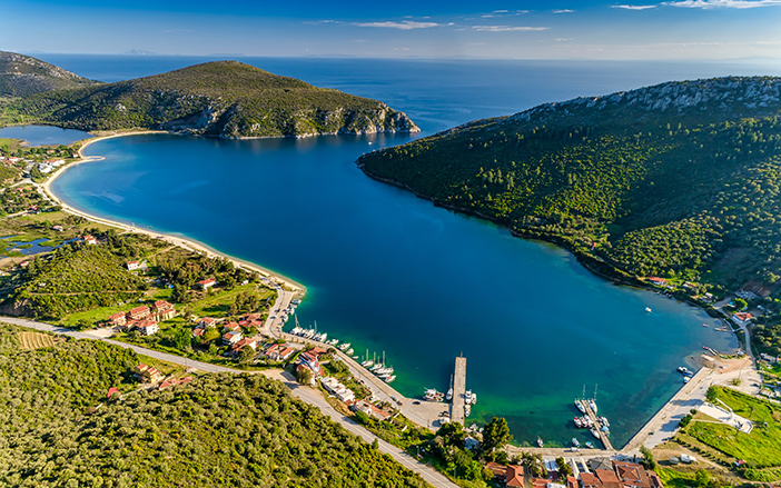 Aerial view from Halkidiki
