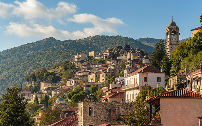 Rent a car from and travel from Athens to Dimitsana!