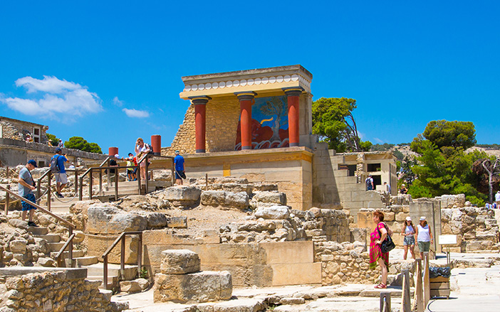 Knossos Palace in Crete