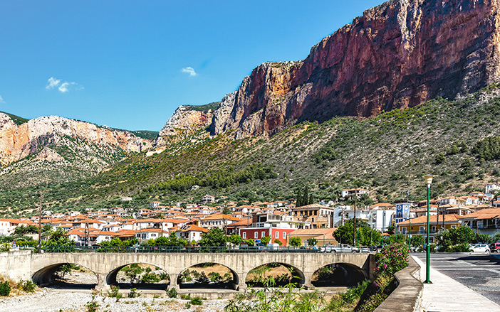 The picturesque village of Leonidio