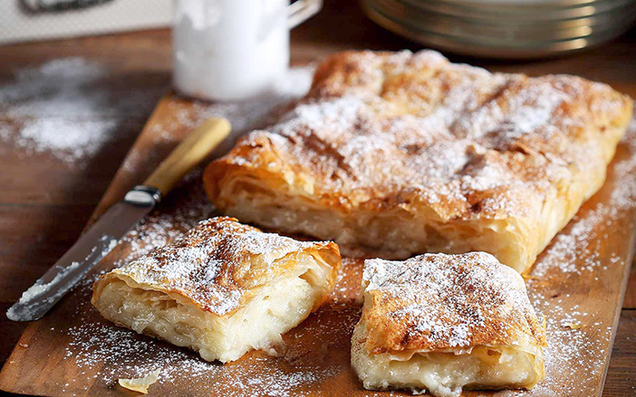 The delicious bougatsa of Thessaloniki