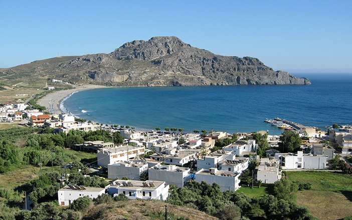 Plakias from above