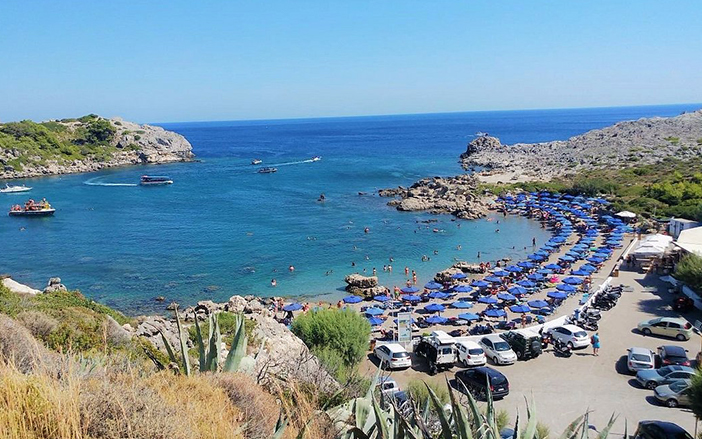 Ladiko beach, Rhodes