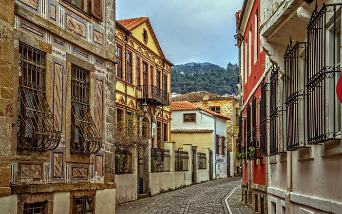 The cobblestone streets of Xanthi!
