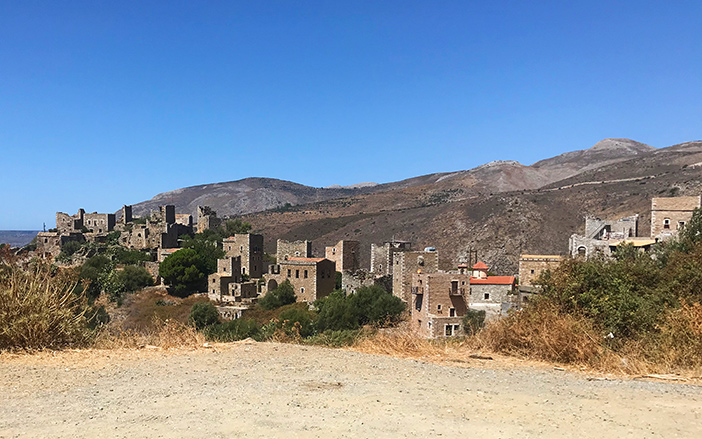 The picturesque village of Areopolis in Mani